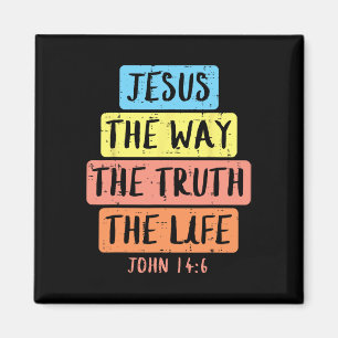 Imã Jesus Way Verdade Vida John 146 Páscoa Religiosa M