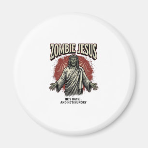 Imã Jesus Zumbi Gravura Antiga Design de Camiseta Engr