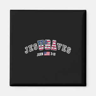 Imã Jesussaves salva Jesusaves Usa American Flag Patri