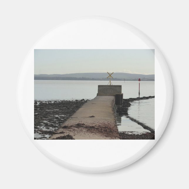 Imã Jetty em Pennington Marsh, Lymington (Frente)