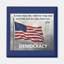 JFK Cotação Democracia Design de Bandeira American