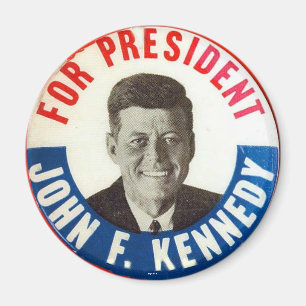 Imã JFK para o presidente - ímã