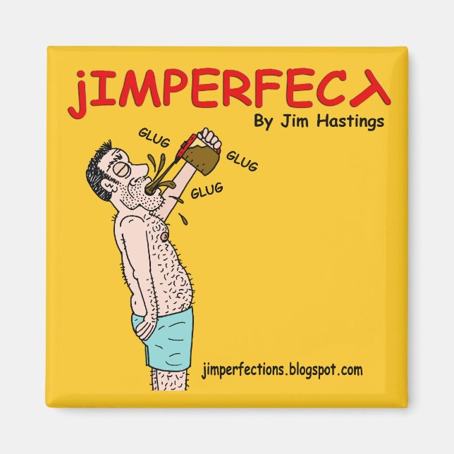 Imã JIMPERFECT Glug Magnet (Frente)