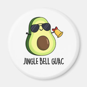 Imã Jingle Bell Guac Funny Avocado Pun