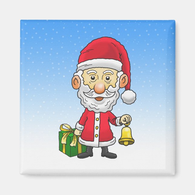 Imã Jingle Bells com Papais noeis (Frente)