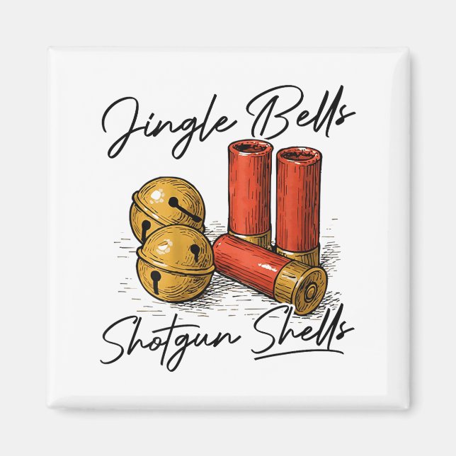 Imã Jingle Bells Shotgun Shells (on Back)  (Frente)