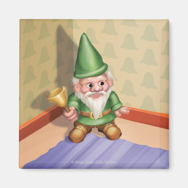 Imã Jingle Jingle Little Gnome Ding-a-Ling Magnet (Frente)