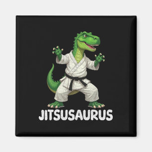 Imã Jitsusaurus Dinossauro Karatê Artes Marciais Diver