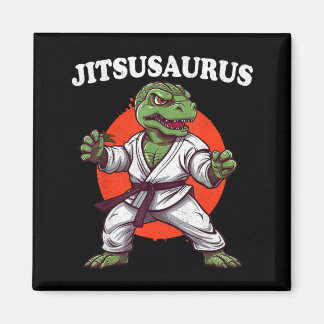 Imã Jitsusaurus Engraçado Jiu Jitsu Trex MMA Brasileir