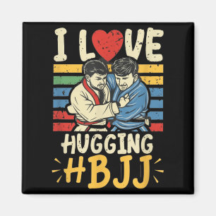 Imã Jiu Jitsu Brasileiro BJJ Amor Abraço Engraçado MMA