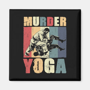 Imã Jiu Jitsu Brasileiro Retrô Assassinato Yoga Engraç