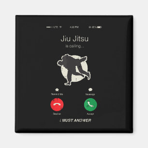 Imã Jiu Jitsu Está Chamando Artes Marciais Lutador de