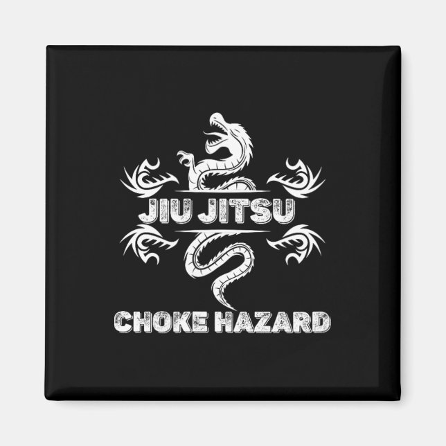 Imã Jiu Jitsu Estrangulamento Perigo Karatê Boxe Muay  (Frente)