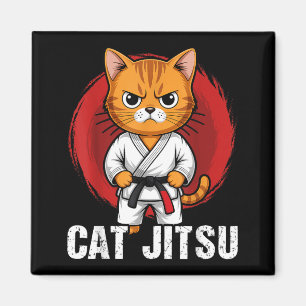Imã Jiu Jitsu Gato Kawaii BJJ ou Grappling MMA engraça