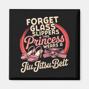 Imã Jiu Jitsu Retro Vintage Esqueça Sapatilhas de Vidr