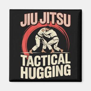 Imã Jiu Jitsu Retro Vintage Jiu Jitsu Abraço Tático