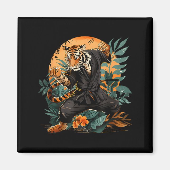 Imã Jiu-Jitsu Tiger Nature Taekwondo Kickboxing (Frente)