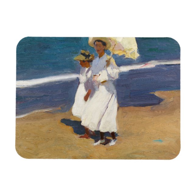 Ímã Joaquin Sorolla - Na Praia (Horizontal)