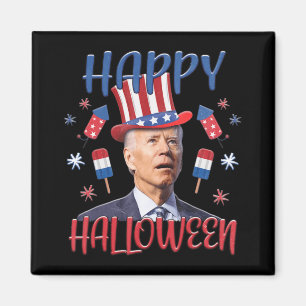 Imã Joe Biden Confusa Feliz 4º Do Halloween Quarto O