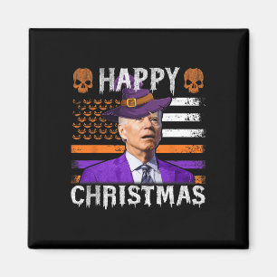 Imã Joe Biden Happy Halloween Feliz Natal Nos Bandeira