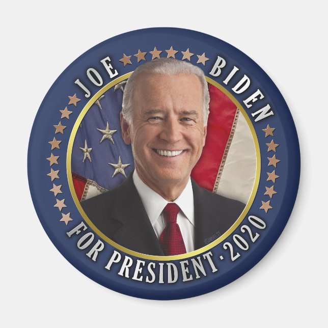 Imã Joe Biden para Presidente 2020 Foto Democrata (Frente)