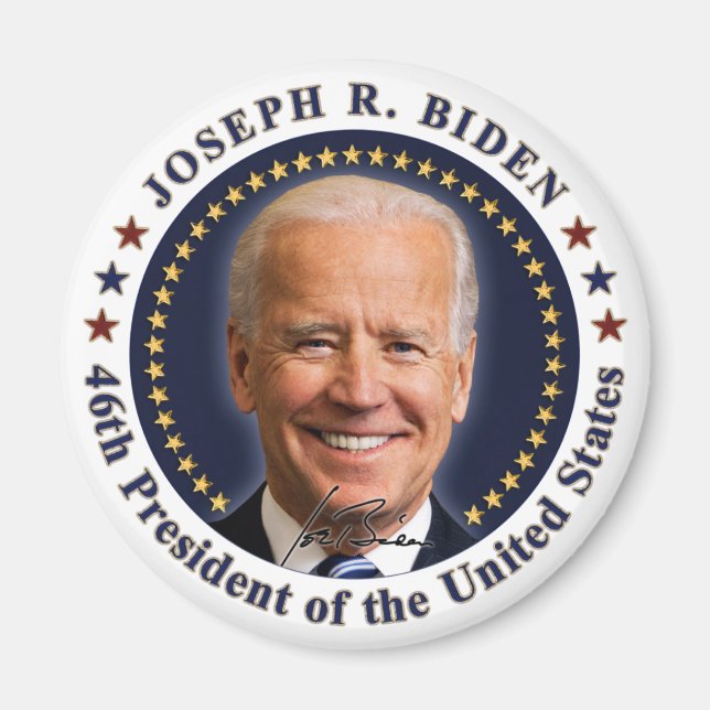 Imã Joe Biden President Inauguration Day Souvenir (Frente)