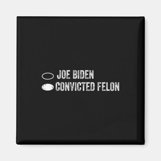 Imã Joe Biden Vs Condenado Felon - Documento De Votaçã (Frente)