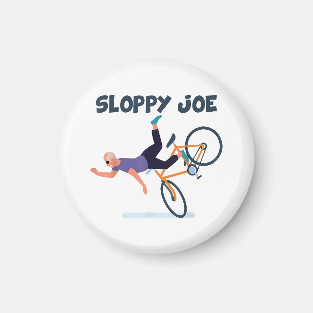 Imã Joe Funny Biden Shirt Sloppy Joe Biden Funn (Frente)