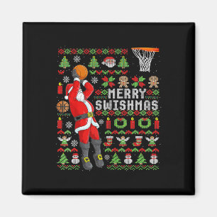Imã Jogador Bysketbyll dos Papais noeis de Natal - Sla