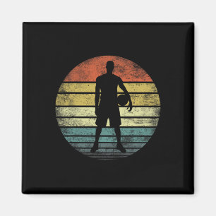Imã Jogador Bysketbyll Oferece diversão Retro Estilo d