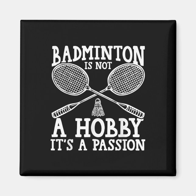 Imã Jogador de Badminton do Shuttle (Frente)