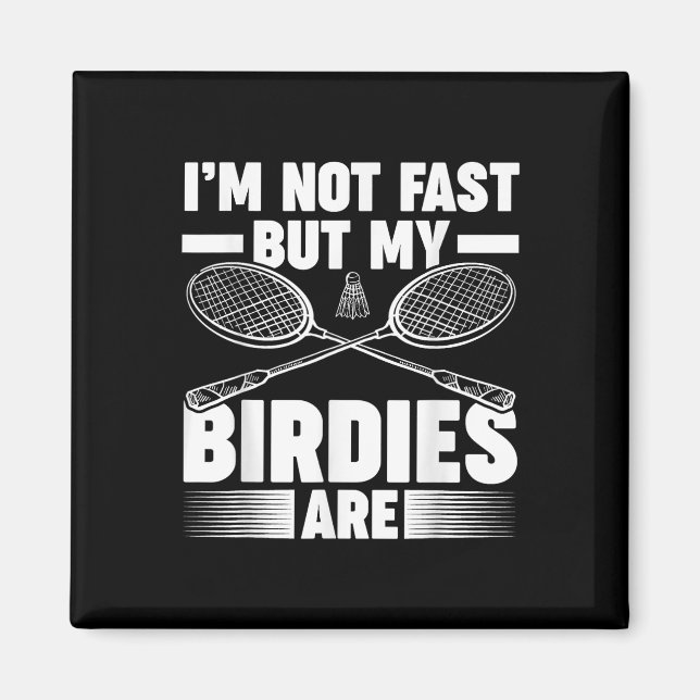 Imã Jogador de Badminton do Shuttle _9 (Frente)