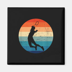 Imã Jogador de Badminton Masculino Feminino, Peteca Ba