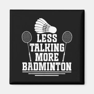 Imã Jogador de Badminton Menos Falando
