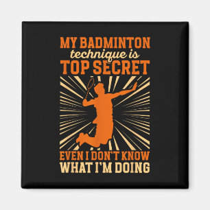 Imã Jogador de Badminton _ Minha Técnica de Badminton