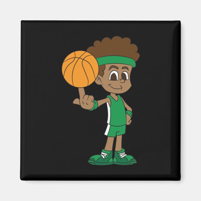 Imã Jogador De Basquete Apontou O Dedo (Frente)