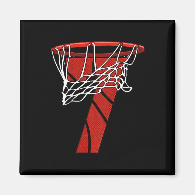 Imã Jogador de basquete de 7 infantil - Presente de se (Frente)