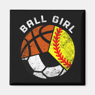 Imã Jogador de basquete de Sofball Engraçado para Garo