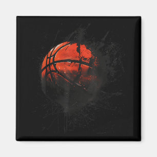 Imã Jogador de Basquetebol com Aquarela