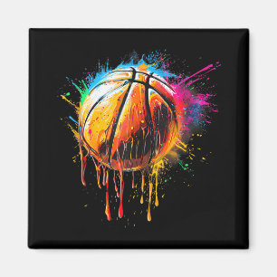 Imã Jogador de basquetebol Trabalho de arte de basquet