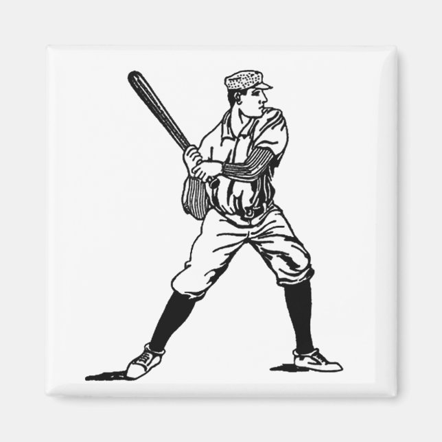 Imã Jogador de beisebol 3 (Frente)
