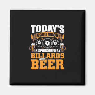 Imã Jogador de Bilhar Hoje Bilhar E Cerveja