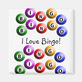 Imã Jogador de Bingo "I Love Bingo"
