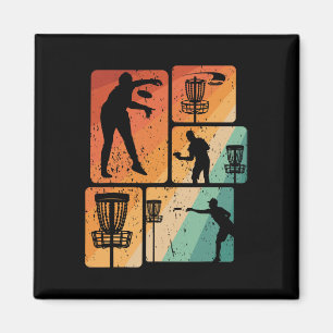 Imã Jogador de Disco Golfe Divertido Disco Voador Lega