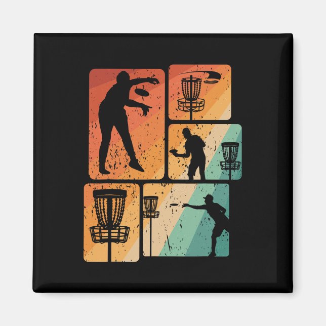 Imã Jogador de Disco Golfe Divertido Disco Voador Lega (Frente)