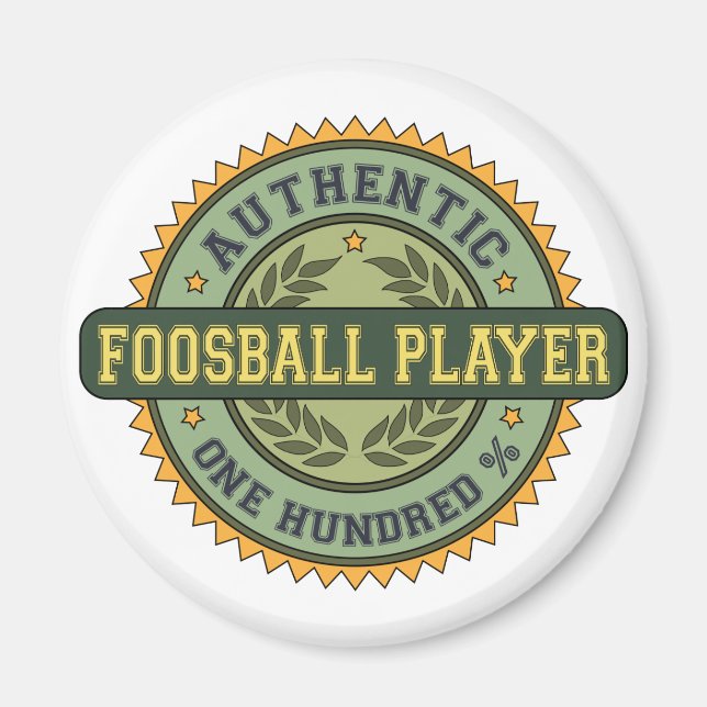 Imã Jogador de Foosball Autêntico (Frente)