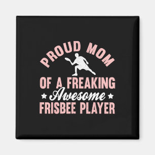 Imã Jogador de Frisbee Ultimate Frisbee Disc Golf Mãe 