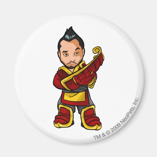 Imã Jogador de Funcionarios Bancha Ninja Shenkuu (Frente)