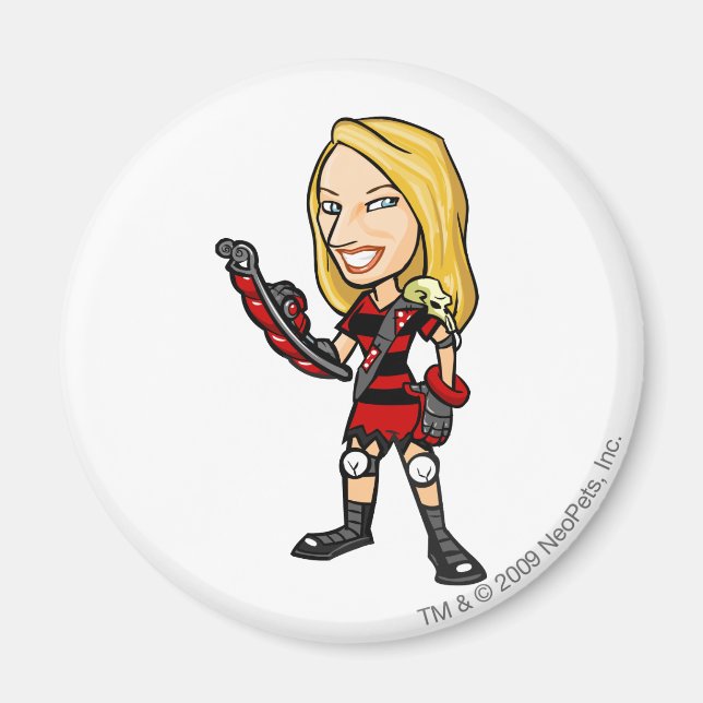 Imã Jogador de Funcionarios da Ilha Krawk (Frente)