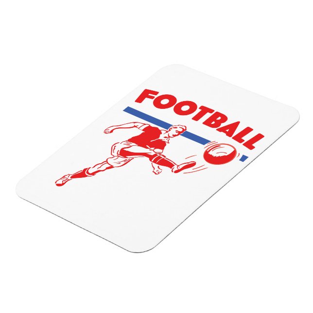 Ímã Jogador de futebol dos anos 50 (Left Side)
